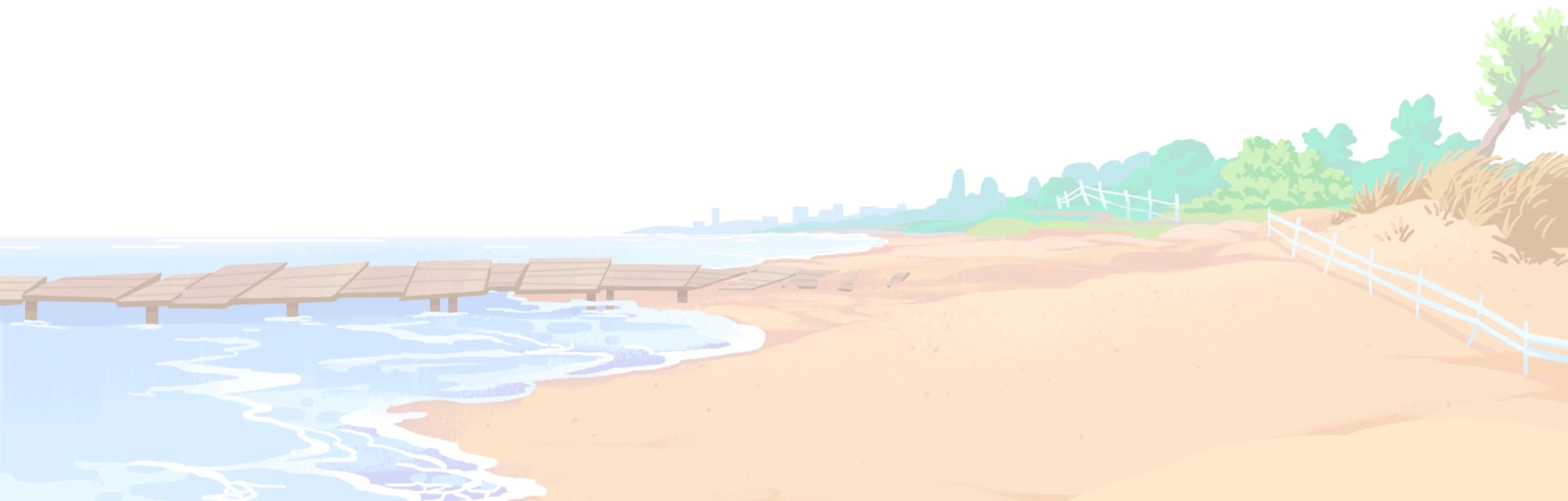 Crise de calme background illustration